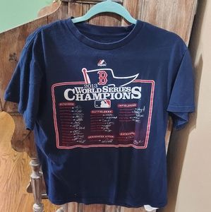 Boston Red Sox 2013 World Series Championship Men's Tee sz Med
